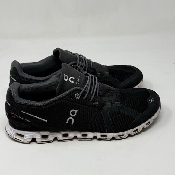 On Cloud 5 Running Shoes Womens 9 Black Mesh Lightweight Sneakers - Picture 3 of 16